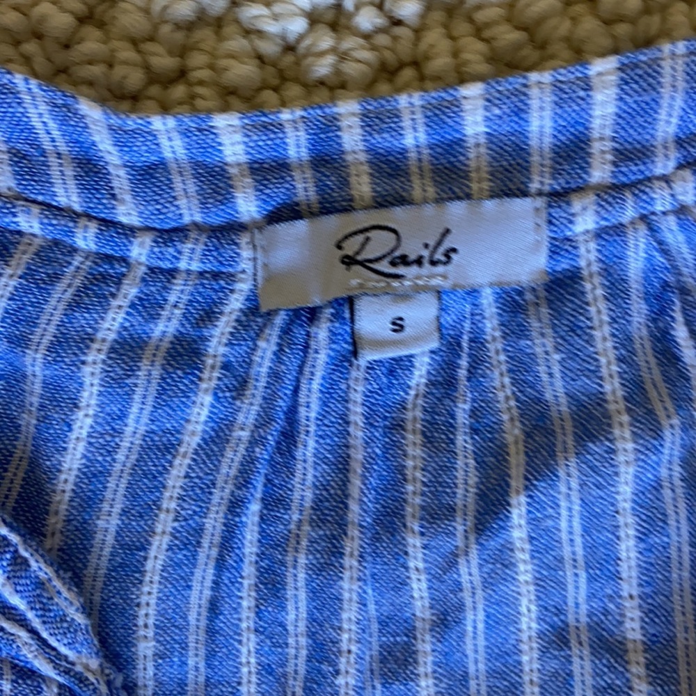Rails Jasmine striped dress elastic waist size xs - Picture 10 of 11